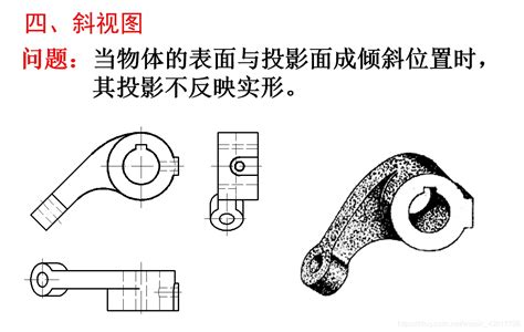 斜視圖|解读机械图样——斜视图